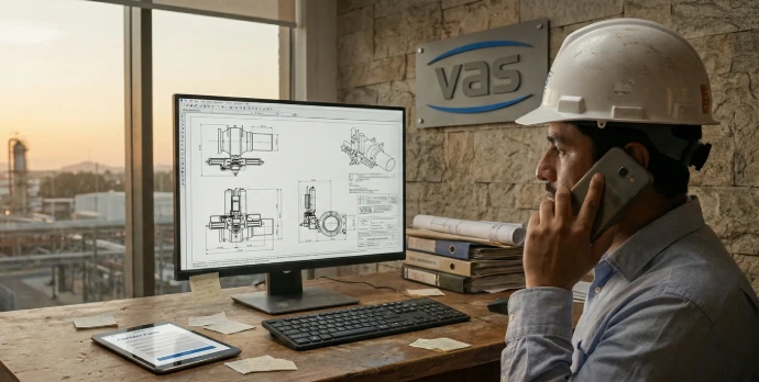 Equipo de ingenieros especialistas de VAS brindando asesoría en proyectos de automatización.