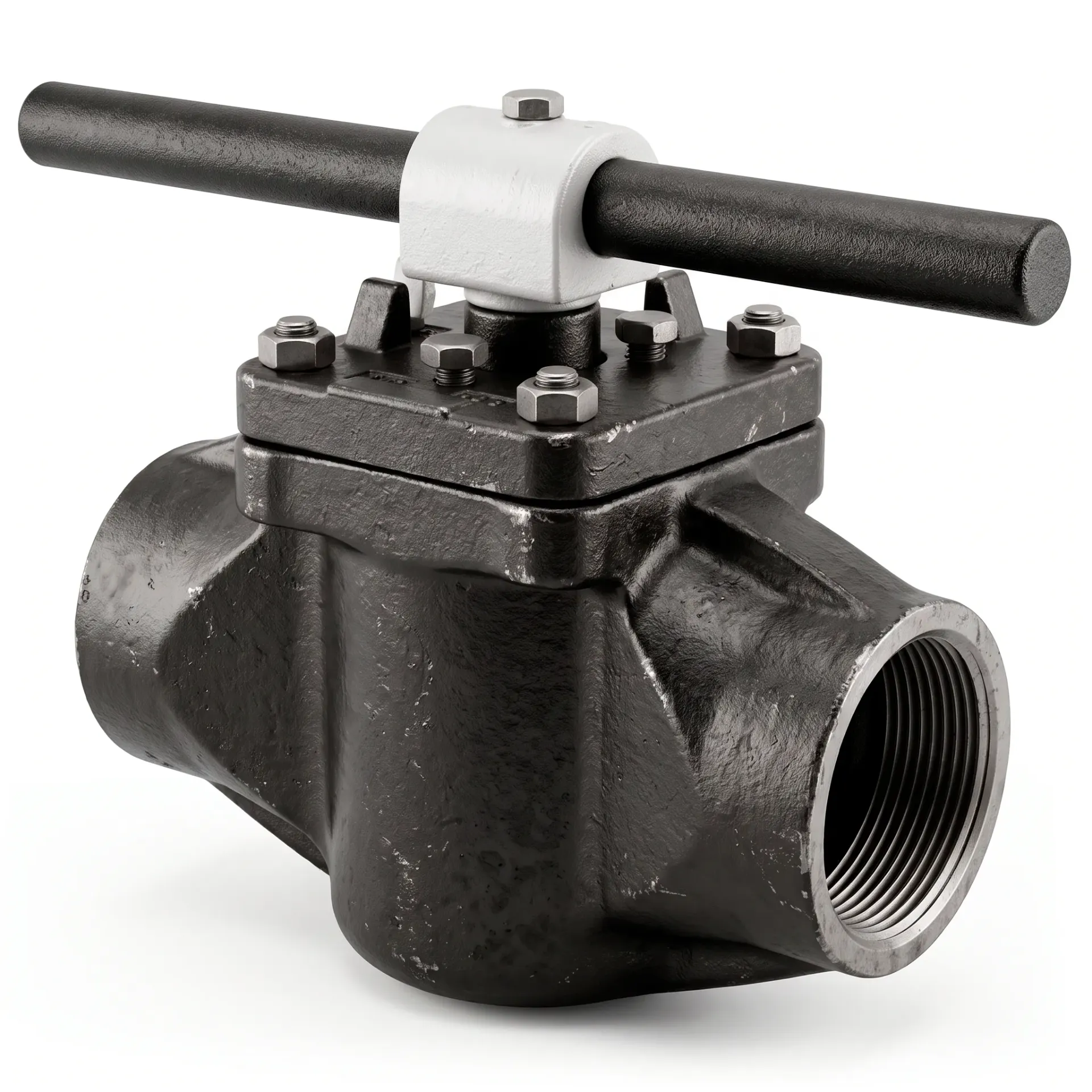 [VHN25T03WZTMM] Válvula Macho Auto-lubricada 2-1/2" Xomox Tufline Clase 300# Roscada NPT | WCB/SS316, Camisa PTFE - 2½”-0366-2-6-P1-W